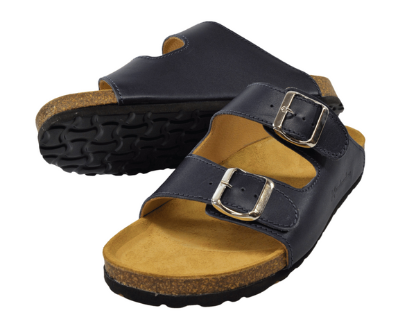 Hausschuhe Marine Handmacher Sohn