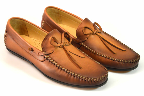 Mokassins Cognac Handmacher Sohn