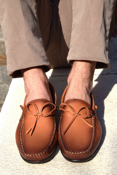 Mokassins Cognac Handmacher Sohn