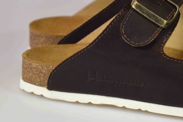 Hausschuhe Pittards Brooklyn chocolate Handmacher Sohn